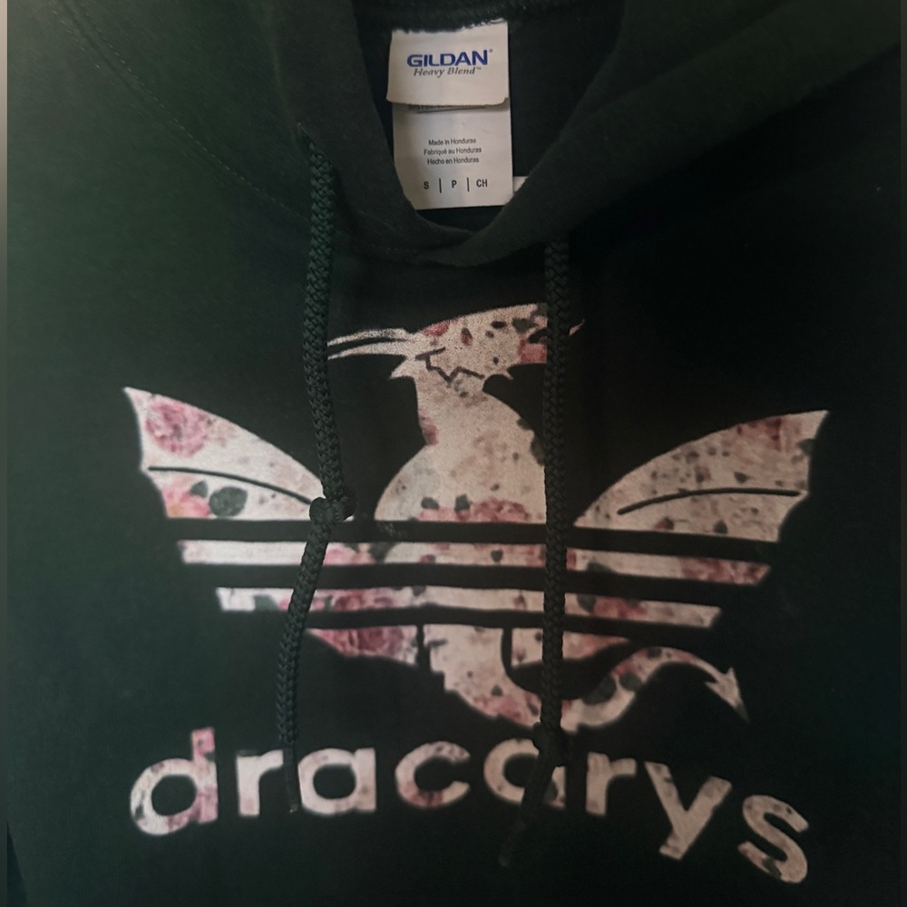 GOT Dracarys Adidas Flowers shirt - worn once! Size Small - Picture 2 of 2